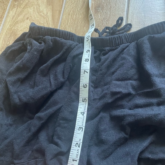 A New Day Women's Black Shorts linen blend drawstring shorts medium - Picture 7 of 8